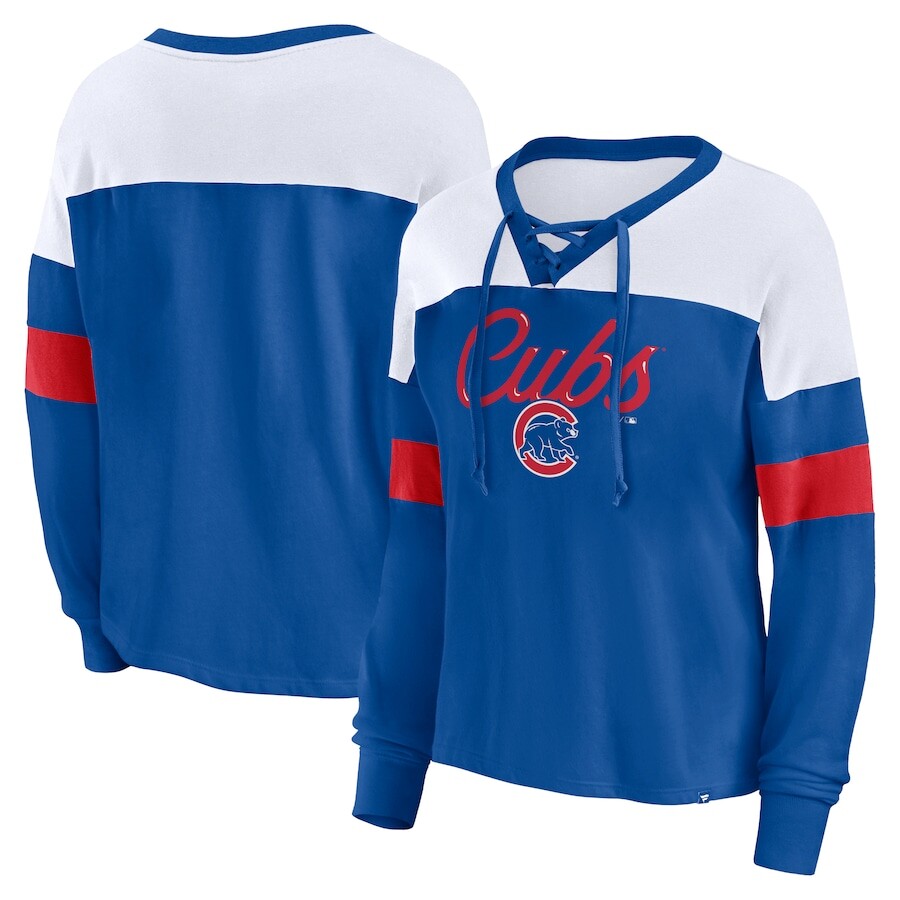 

Футболка с длинным рукавом Fanatics Branded Chicago Cubs, роял