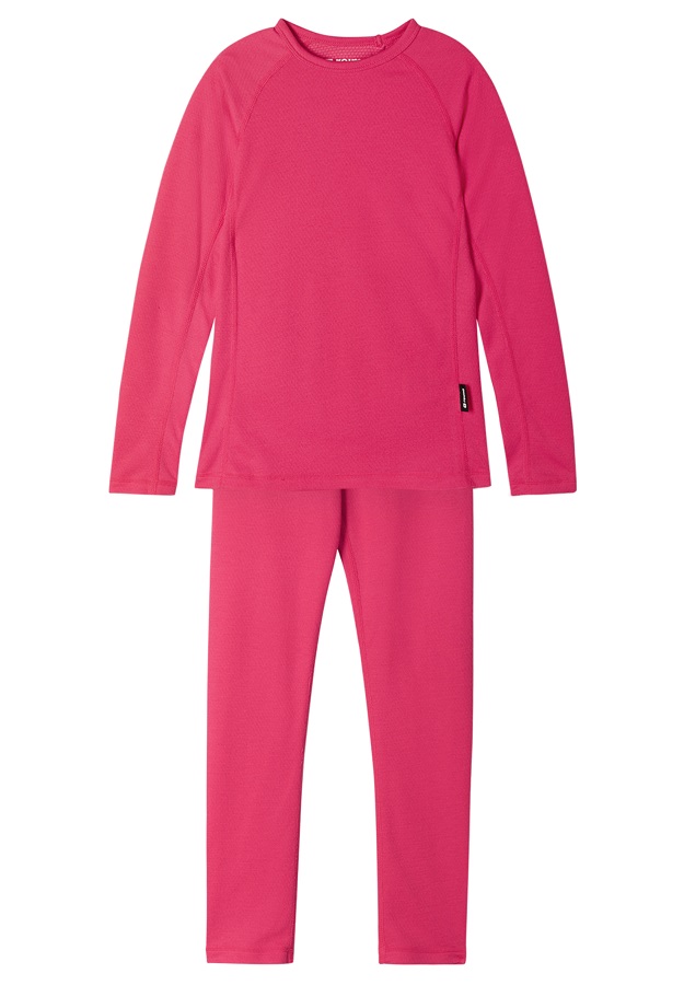 Комплект термобелья Reima Lani для детей, розовый термобелье chuckle kids комплект термобелья лонгслив и штаны