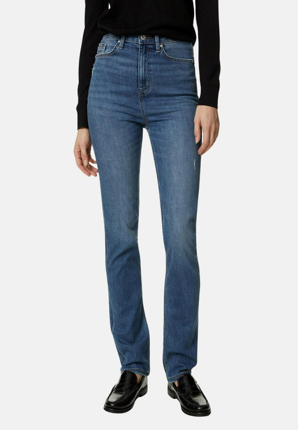 

Джинсы-сигареты Sienna Supersoft Marks & Spencer, цвет light indigo