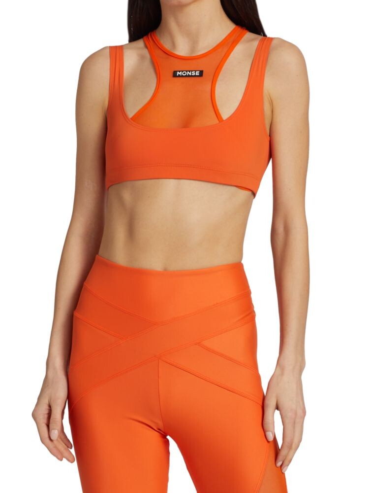 

Двухслойный спортивный бюстгальтер Monse, цвет Bright Orange