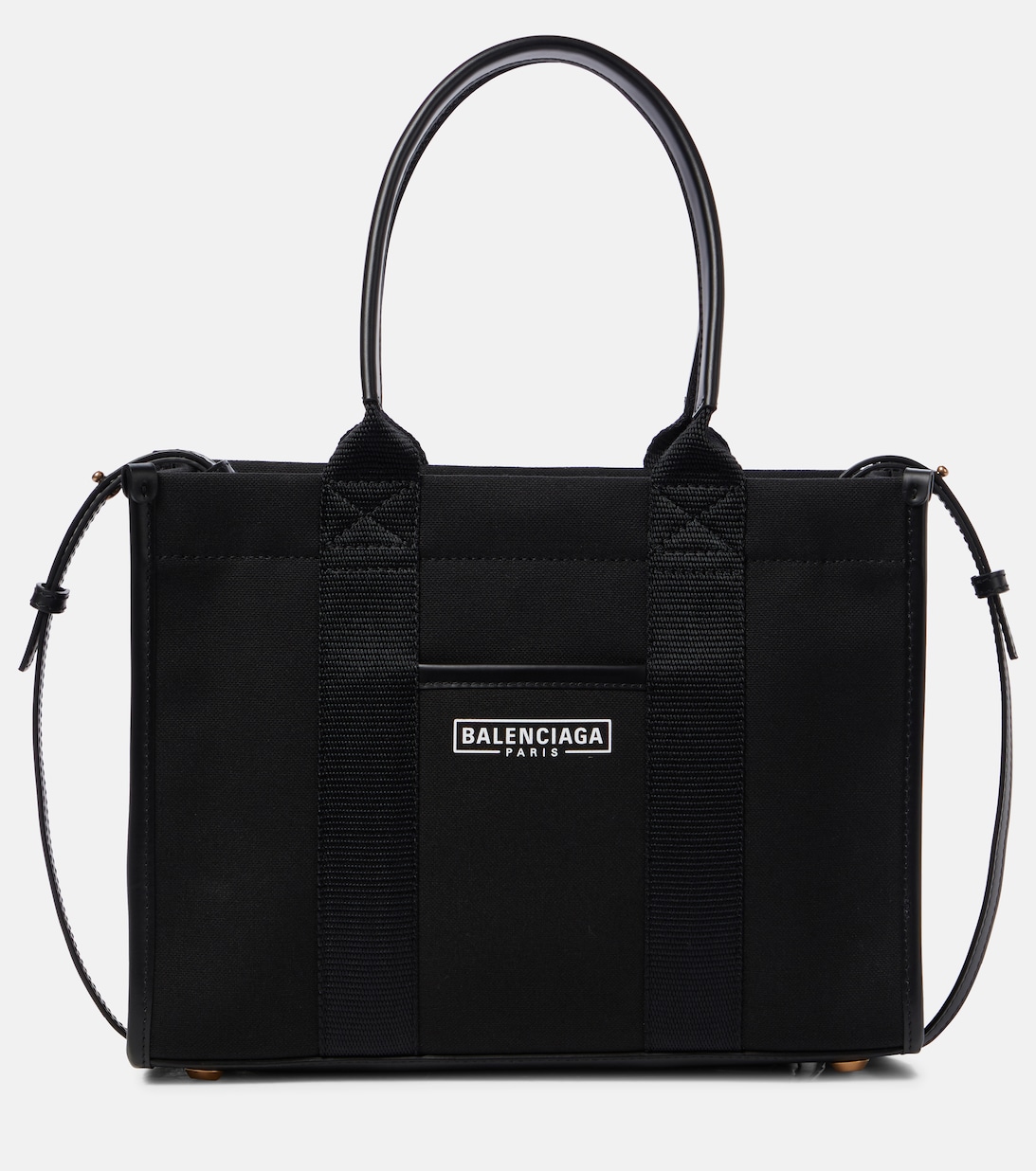 цена Холщовая сумка-тоут Hardware Balenciaga, черный