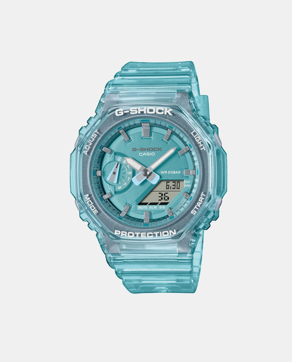 цена G-Shock GMAS2100SK2AER Женские часы с синей смолой Casio, синий