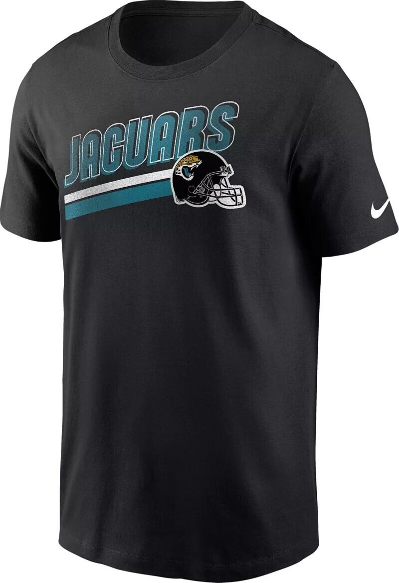 

Мужская черная футболка Nike Jacksonville Jaguars Blitz Helmet