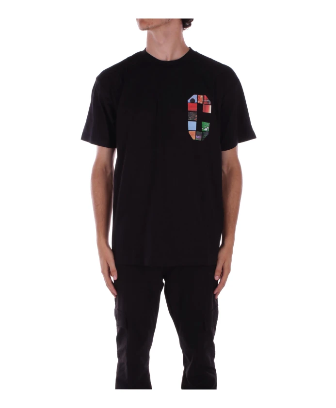 

Футболка с логотипом спереди Carhartt Wip, черный
