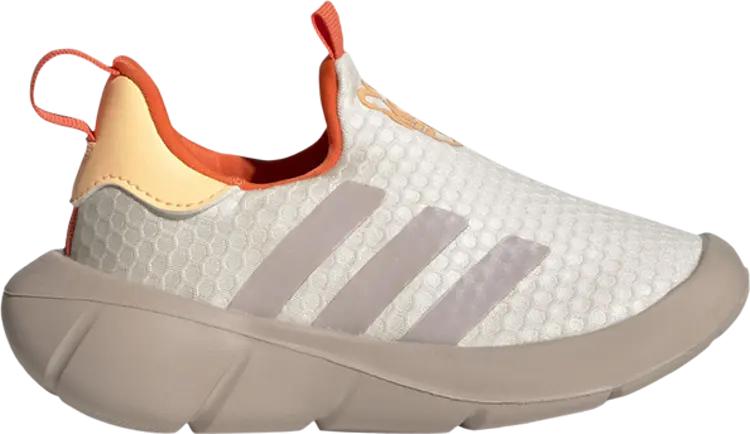 

Кроссовки Monofit Slip-On I 'Wonder White Acid Orange', кремовый