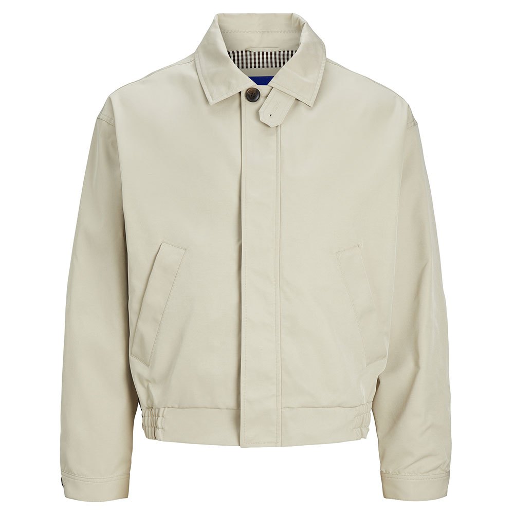 Куртка Jack & Jones Santorini Harrington, бежевый куртка gant cropped harrington бежевый