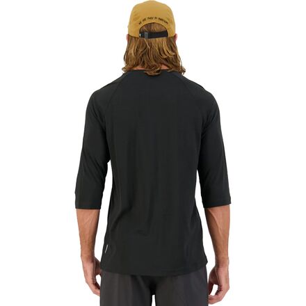 Рубашка реглан Tarn Merino Shift с рукавом 3/4 мужская Mons Royale, черный