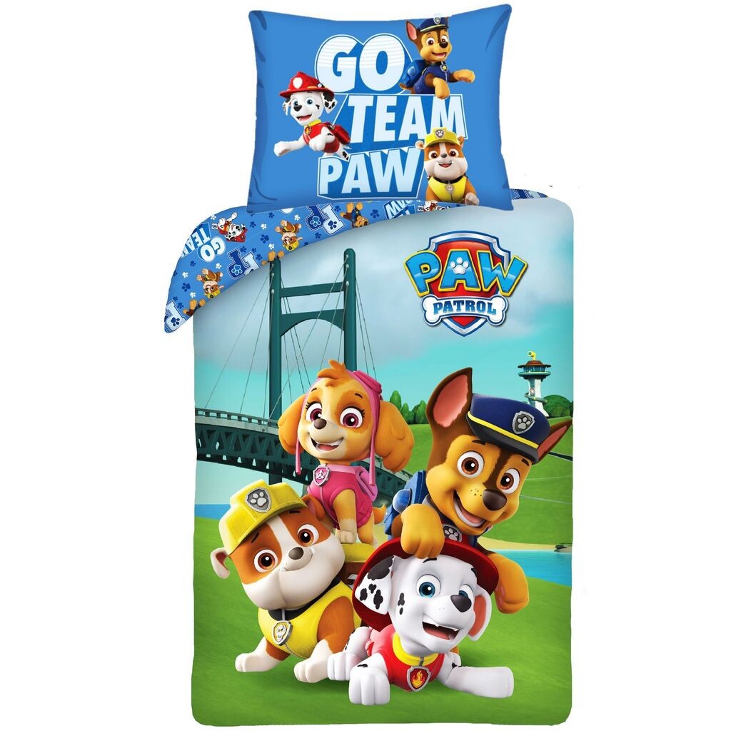 

Пододеяльник PAW Patrol Go Team Paw - 140x200 см - хлопок