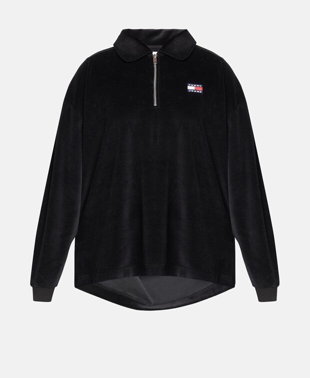 

Толстовка Tommy Jeans Curve, черный