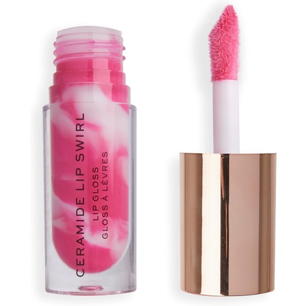 Makeup Revolution Lip Swirl Ceramine Gloss Блеск для губ Berry Pink 4,5 мл