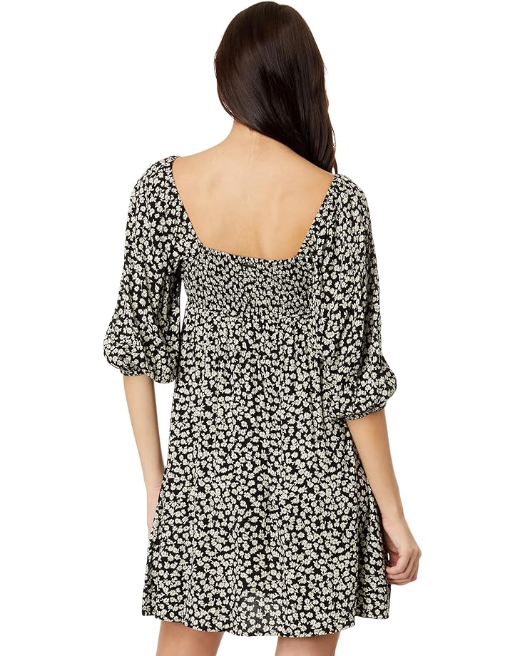 Платье Billabong Swept Away Again Woven Mini Dress, цвет Black Pebble