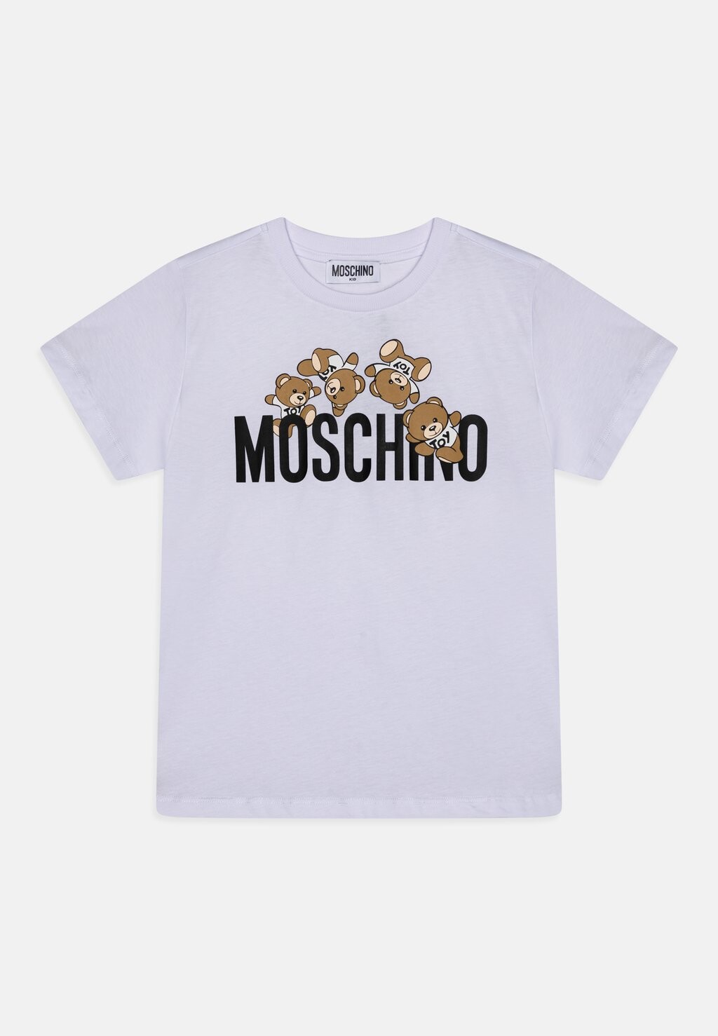 Футболка с принтом UNISEX MOSCHINO, цвет bianco ottico