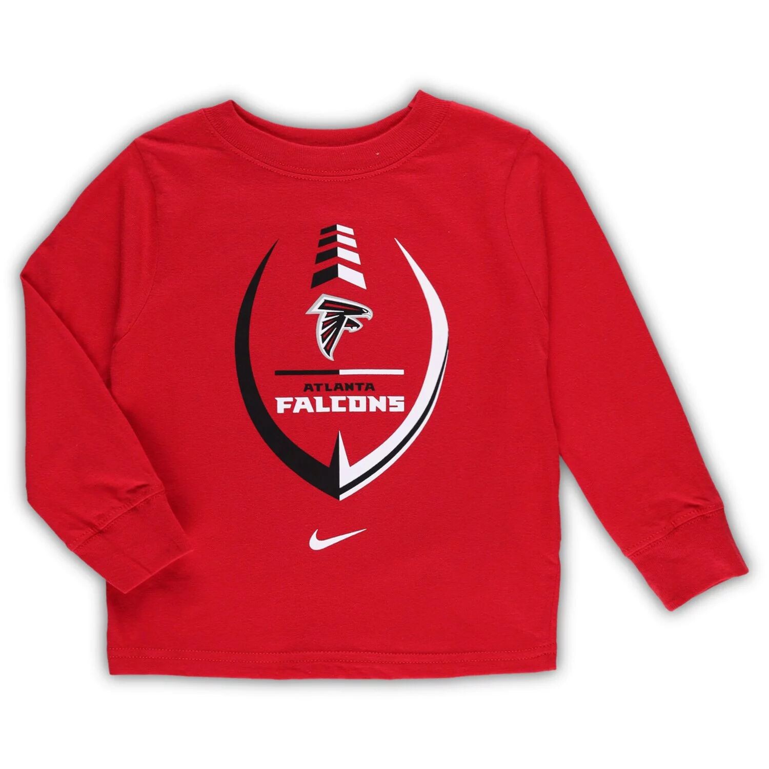 

Красная футболка с длинными рукавами Nike Atlanta Falcons Icon для малышей Nike