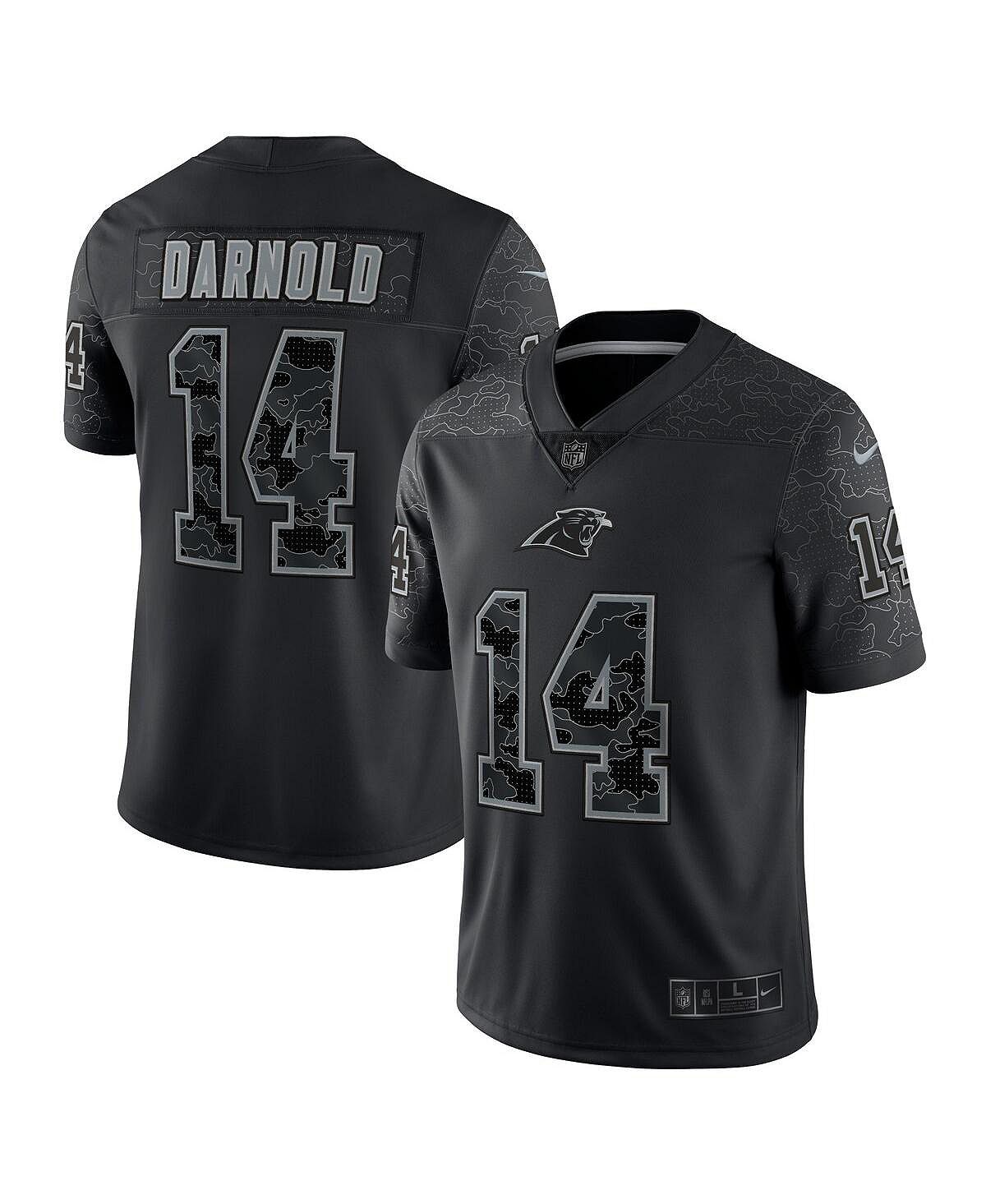 

Мужское джерси Sam Darnold Black Carolina Panthers RFLCTV Limited Nike