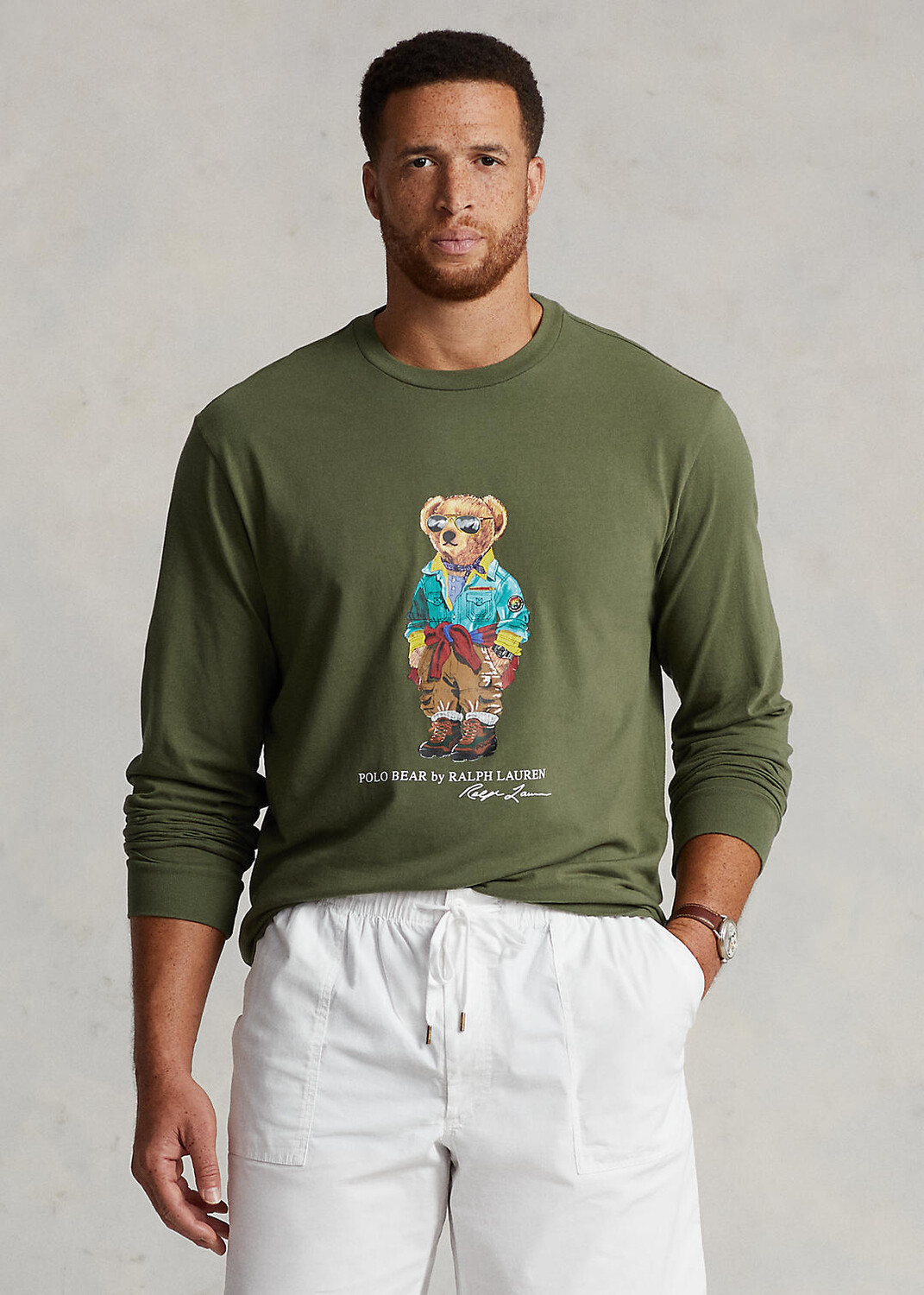

Футболка Polo Bear из джерси с длинными рукавами