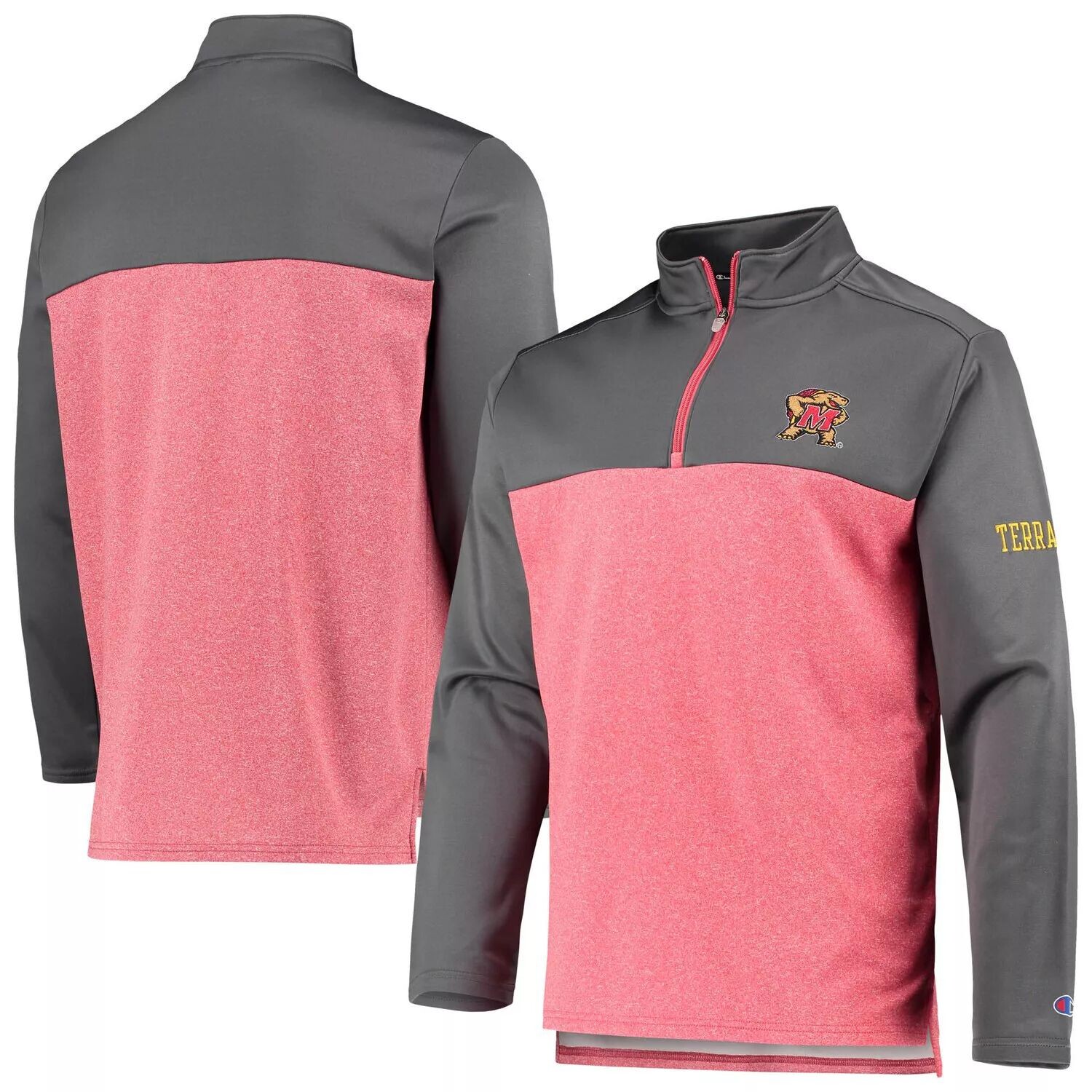 

Мужская красная куртка на молнии Maryland Terrapins Gameday с четвертью молнией Champion, Красный