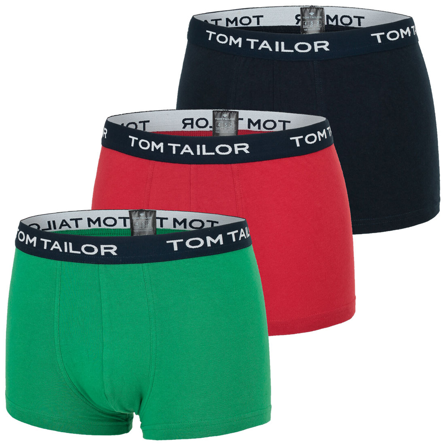

Боксеры Tom Tailor Boxershorts 3 шт, цвет Rot / Blau / Grün
