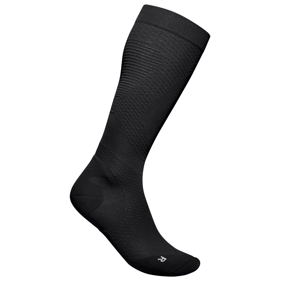 knee high compression sock gradient compression sock compression socks 20 30mmhg medias de compresion Компрессионные носки Bauerfeind Sports Run Ultralight Compression Socks, черный