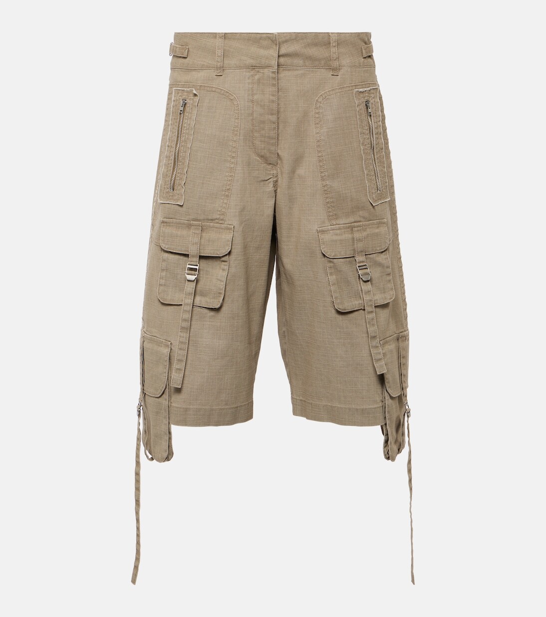 

Хлопковые шорты карго ralanta Acne Studios, бежевый