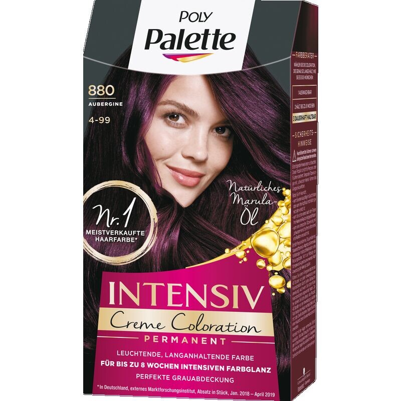 

Интенсивный кремовый оттенок 880 Баклажан Poly Palette, 1 шт.