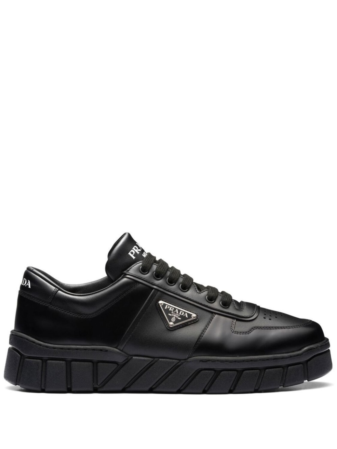 

Prada кроссовки с логотипом, черный