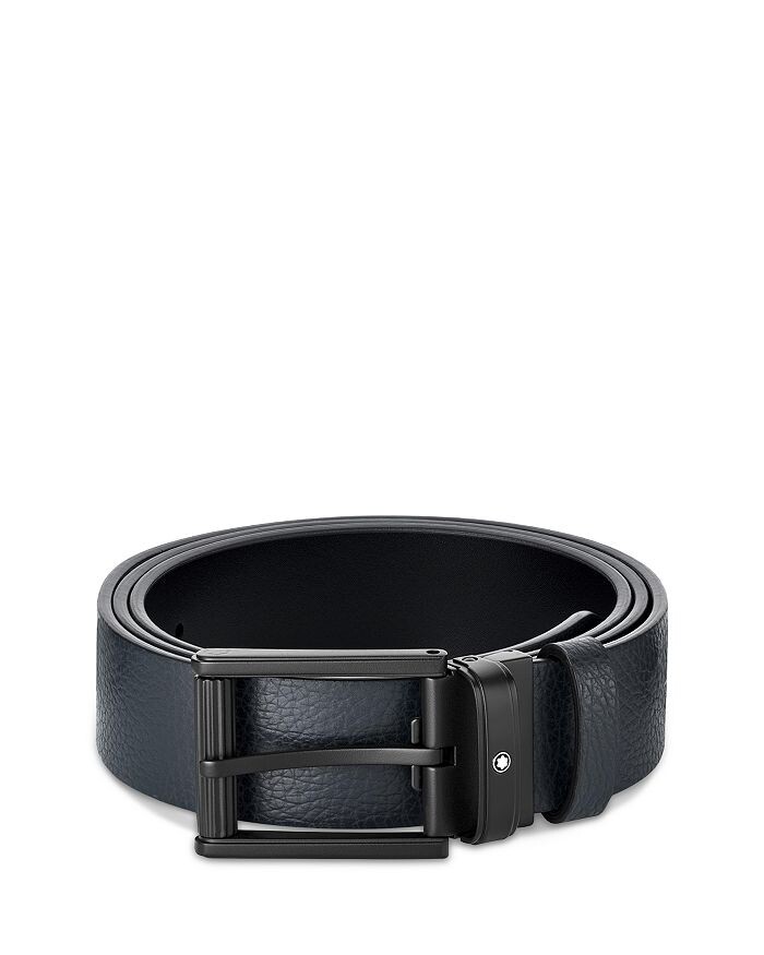 

Мужской двусторонний кожаный ремень Montblanc