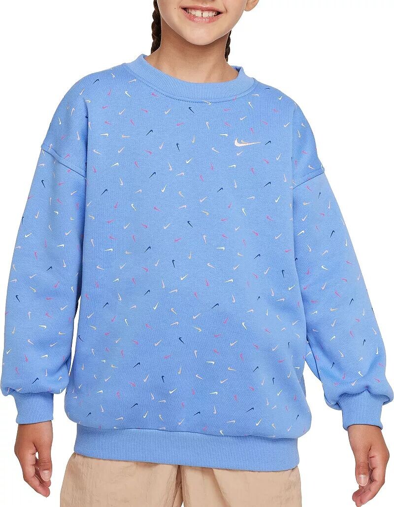 

Большой флисовый свитшот Nike Sportswear Club для девочек