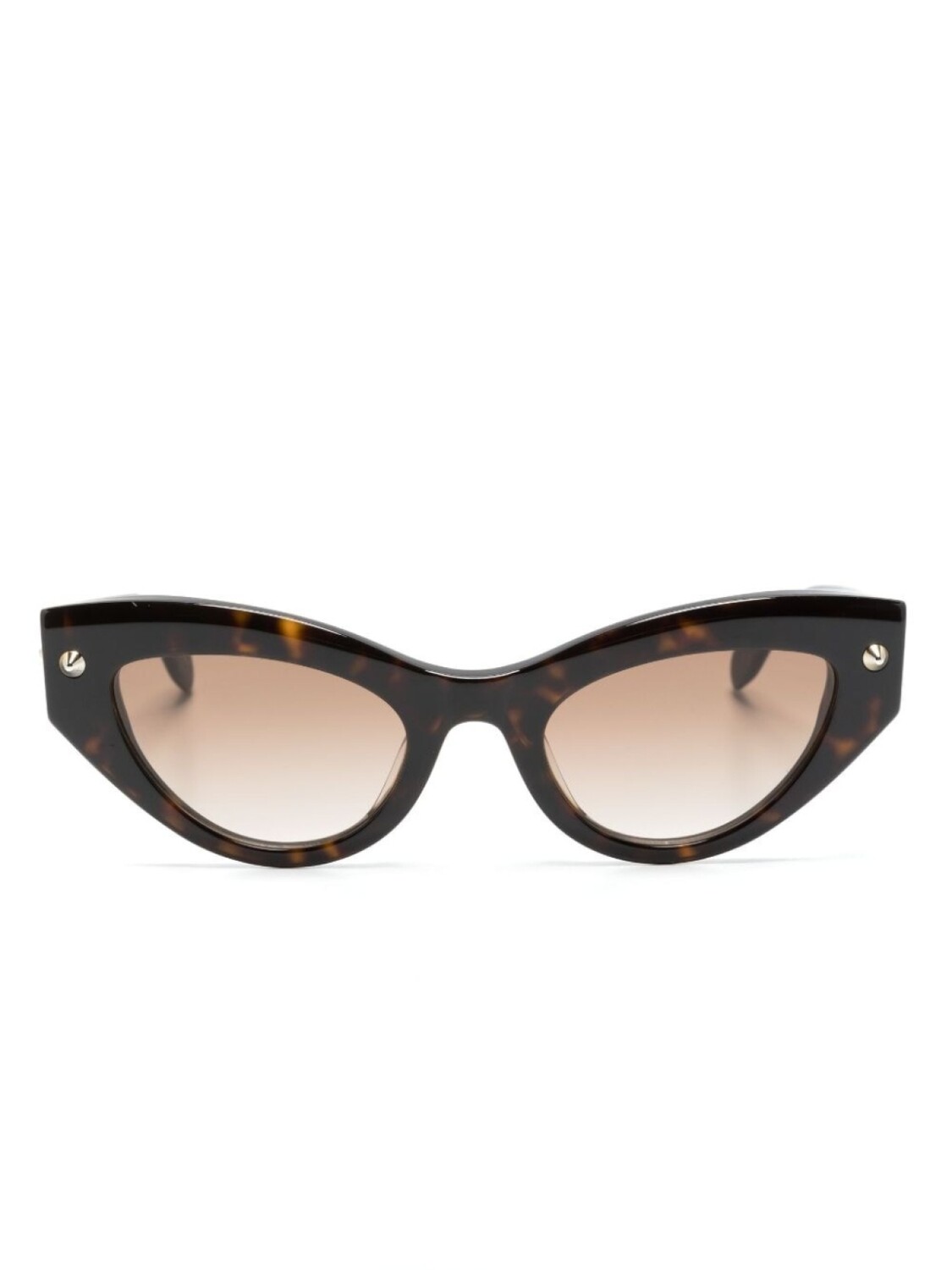 

Alexander McQueen Eyewear солнцезащитные очки с заклепками-шипами, черный