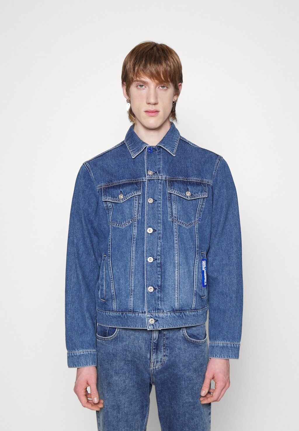 

Джинсовая куртка Karl Lagerfeld Jeans REGULAR, темно-синий