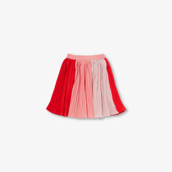 Плиссированная тканая юбка миди с резинкой на талии bess 5–12 лет Molo, цвет confetti