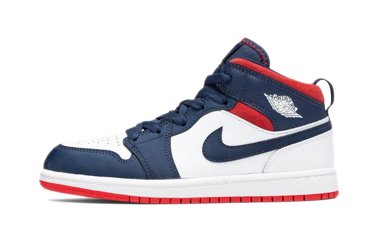 

Air Jordan 1 Mid Se Bp Vintage Баскетбольные кроссовки Олимпийские