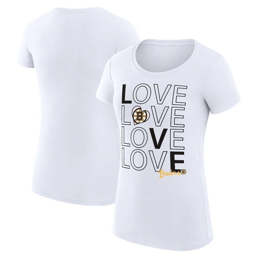 

Футболка с коротким рукавом G-III 4Her by Carl Banks Boston Bruins, белый