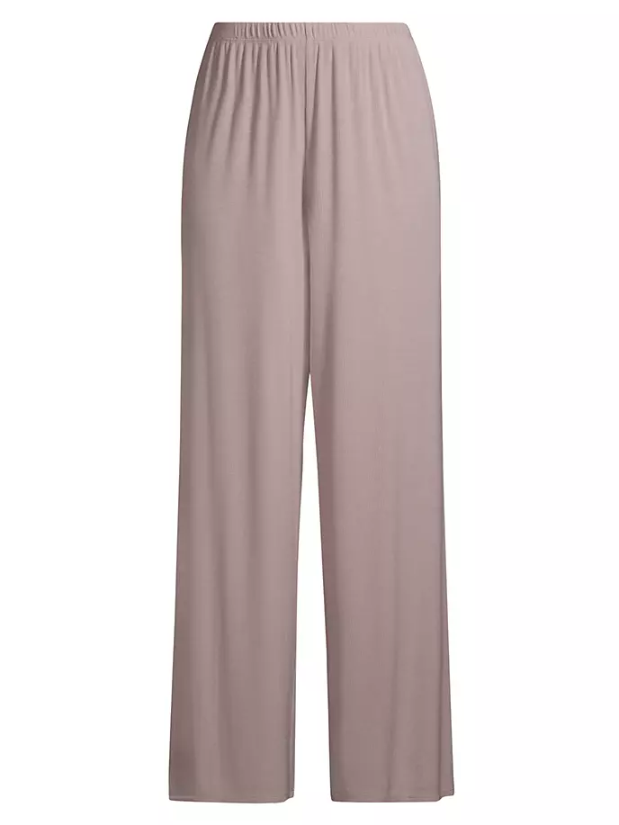 

Прямые брюки Malibu в рубчик Barefoot Dreams, цвет deep taupe