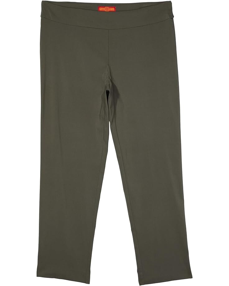 

Брюки Krazy Larry Plus Size Pull-On Ankle Pants, оливковый