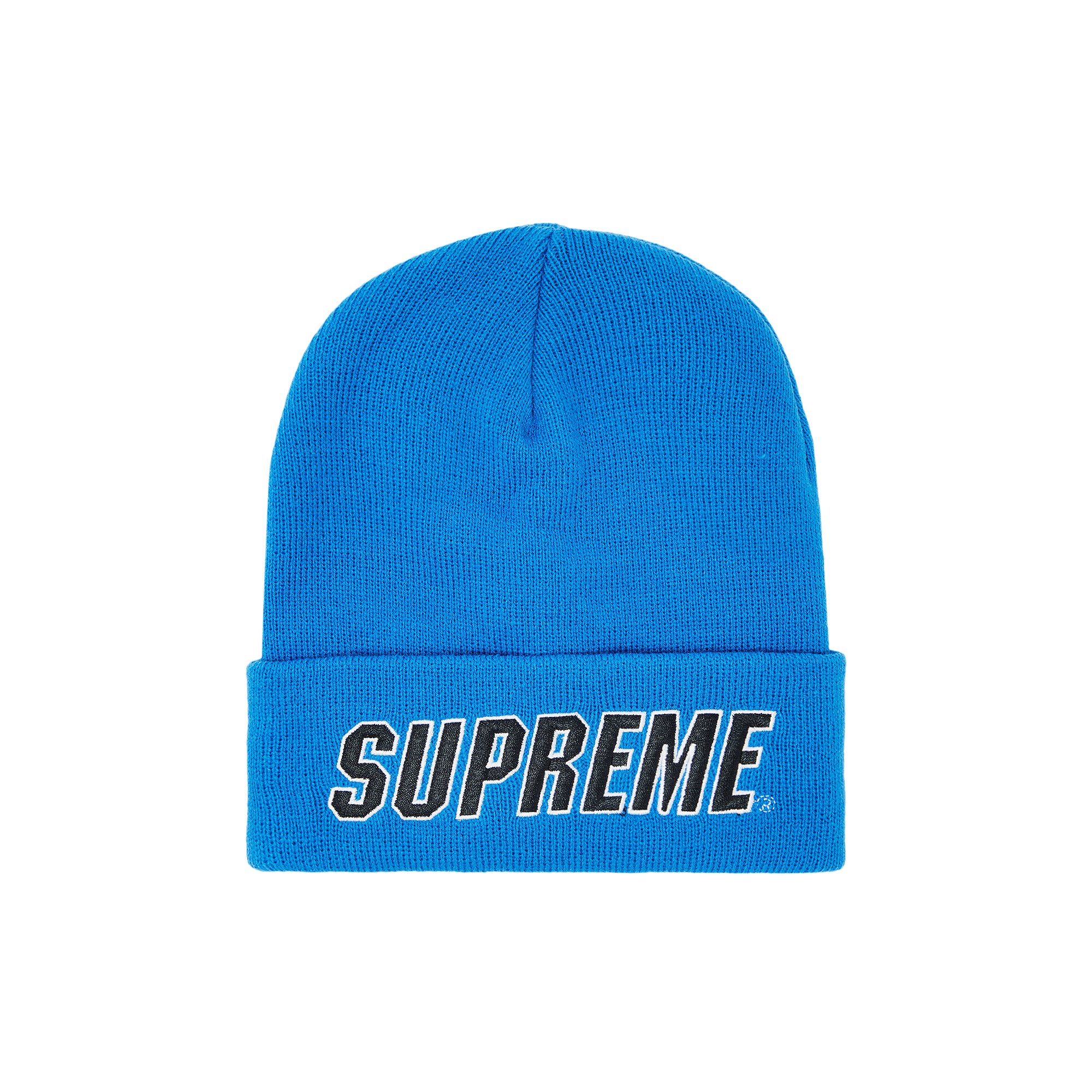 шапка supreme penguin ярко синяя Шапка-бини Supreme Slant, синяя