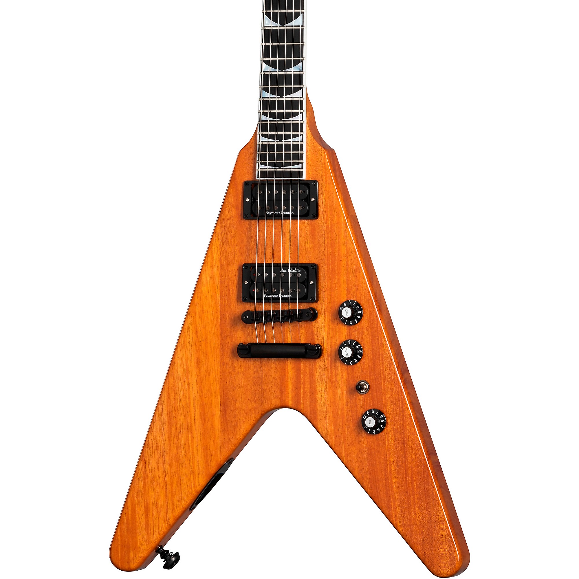 Электрогитара Gibson Dave Mustaine Flying V EXP Antique Natural