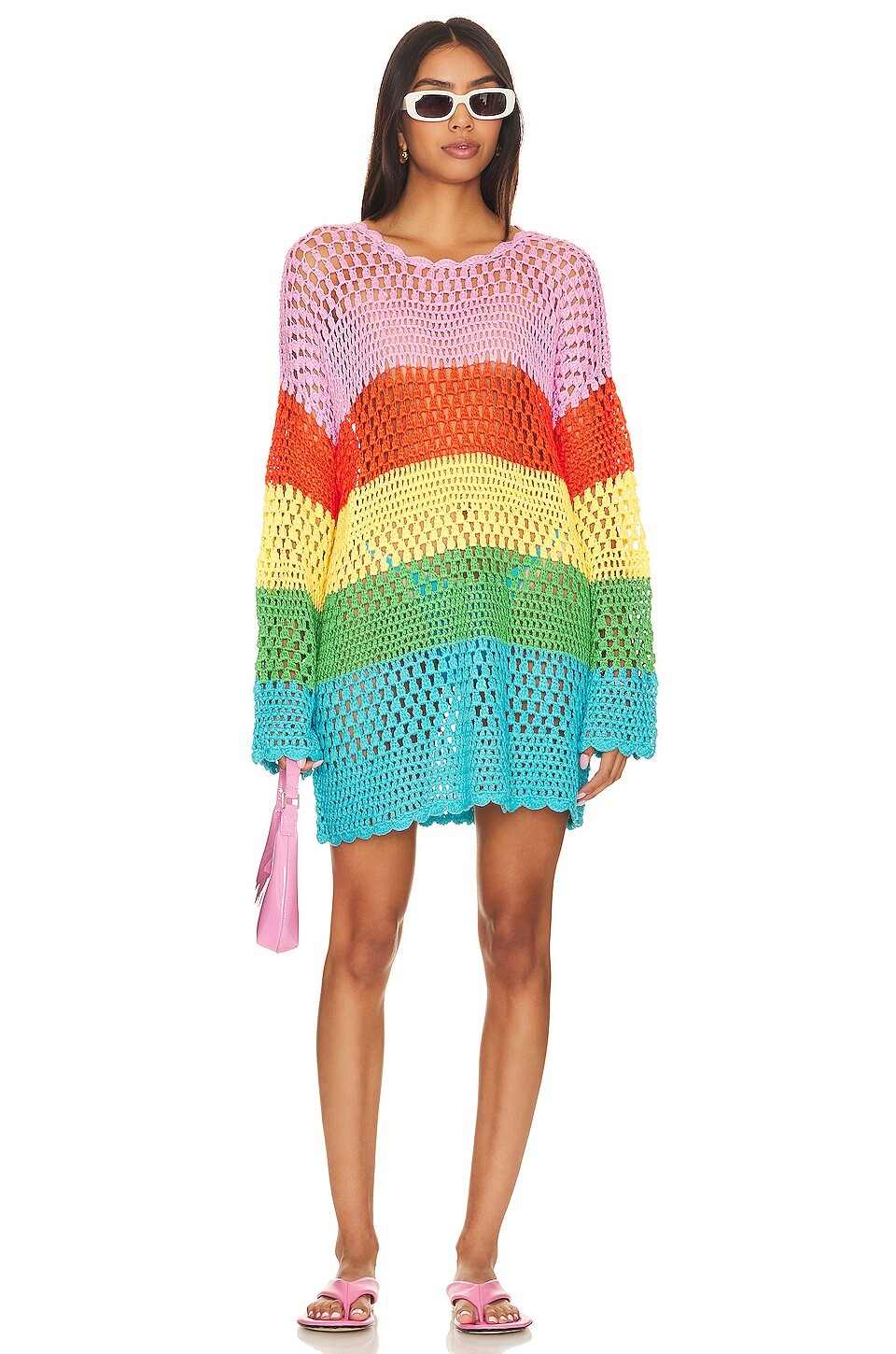

Пуловер Show Me Your Mumu Paula, цвет Bright Stripe