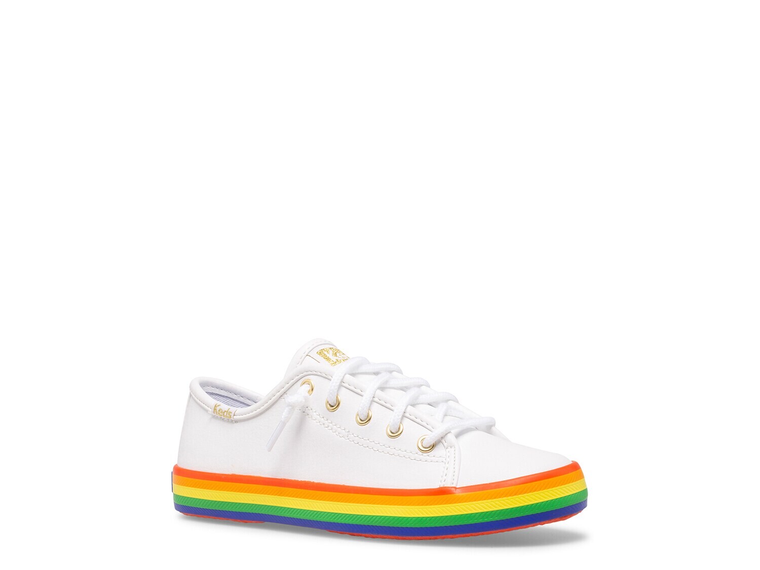 

Кроссовки детские Keds Kickstart на шнурках, белый
