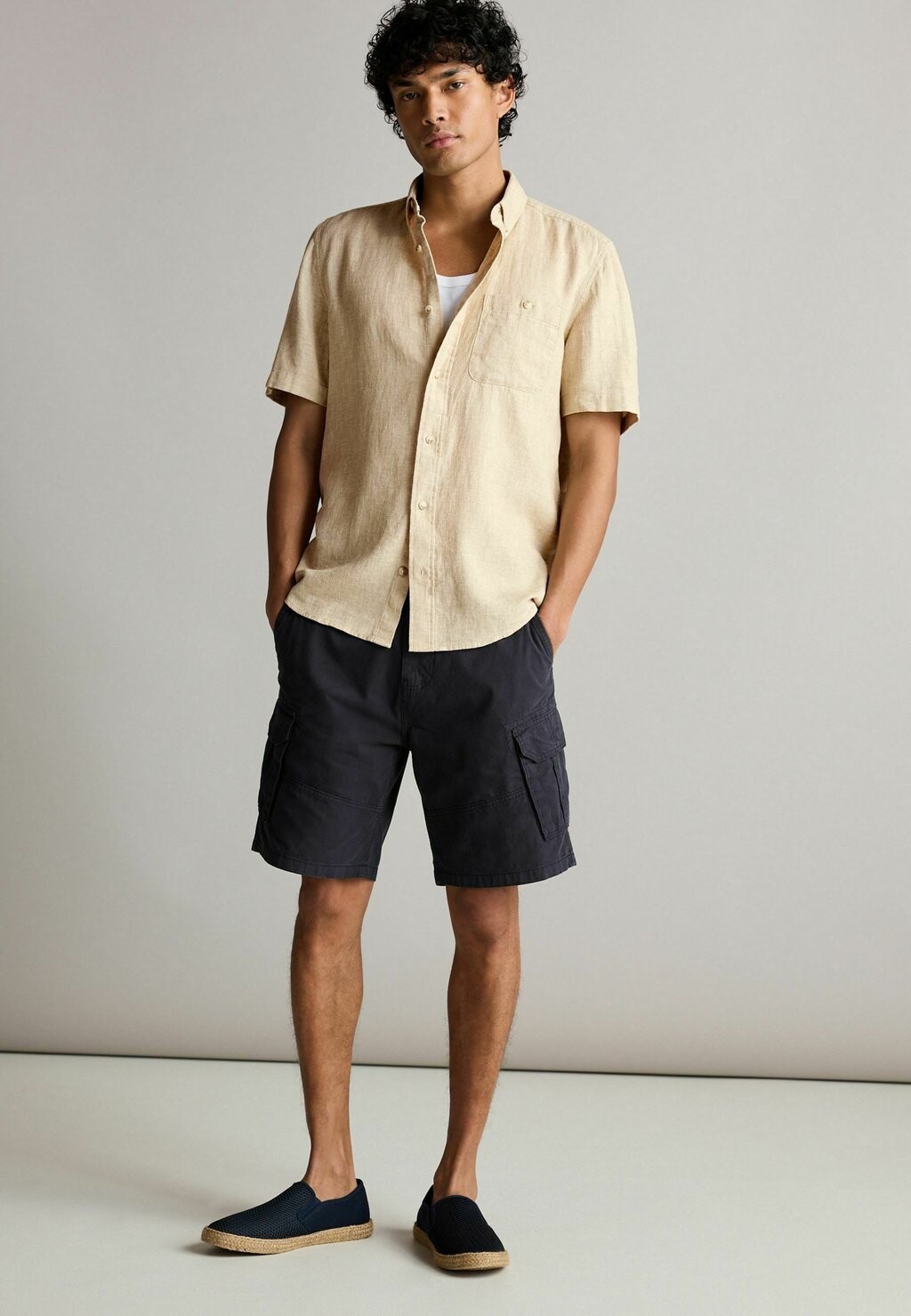 

Рубашка SHORT SLEEVE Next, цвет natural