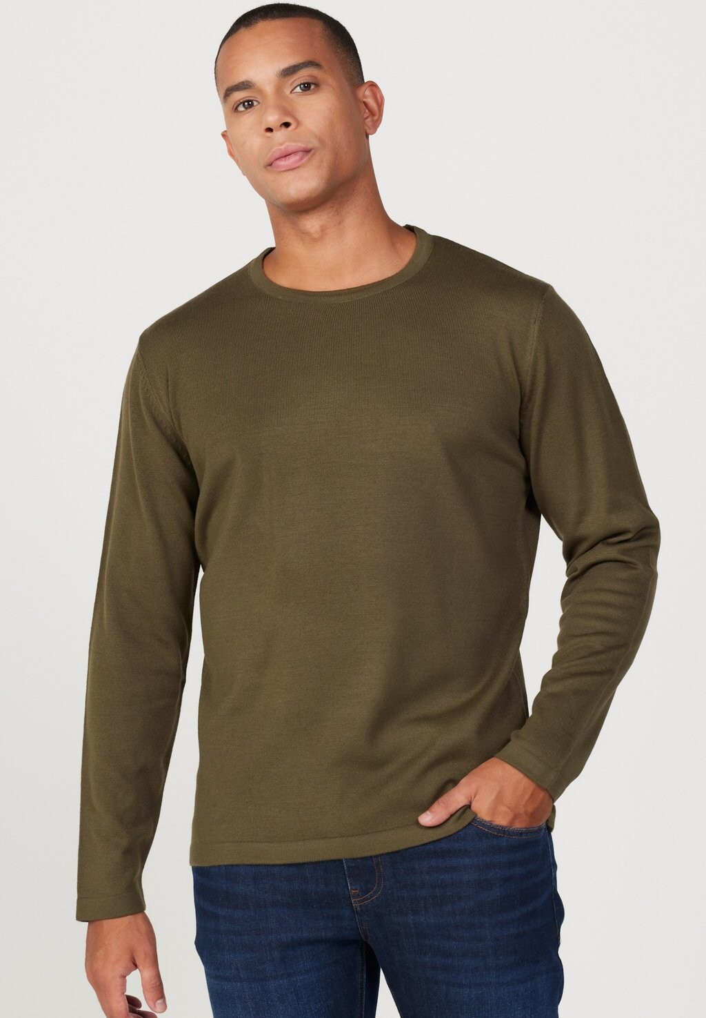 

Свитер Standard Fit Basic O Collar AC&CO / ALTINYILDIZ CLASSICS