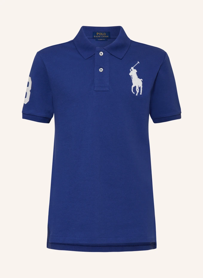 

Рубашка-поло из пике Polo Ralph Lauren, синий