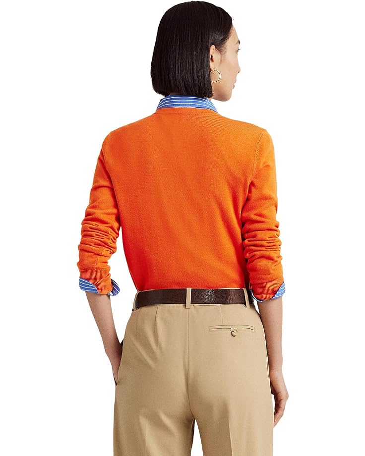 

Свитер LAUREN Ralph Lauren Petite Cotton-Blend Sweater, цвет Harvest Orange