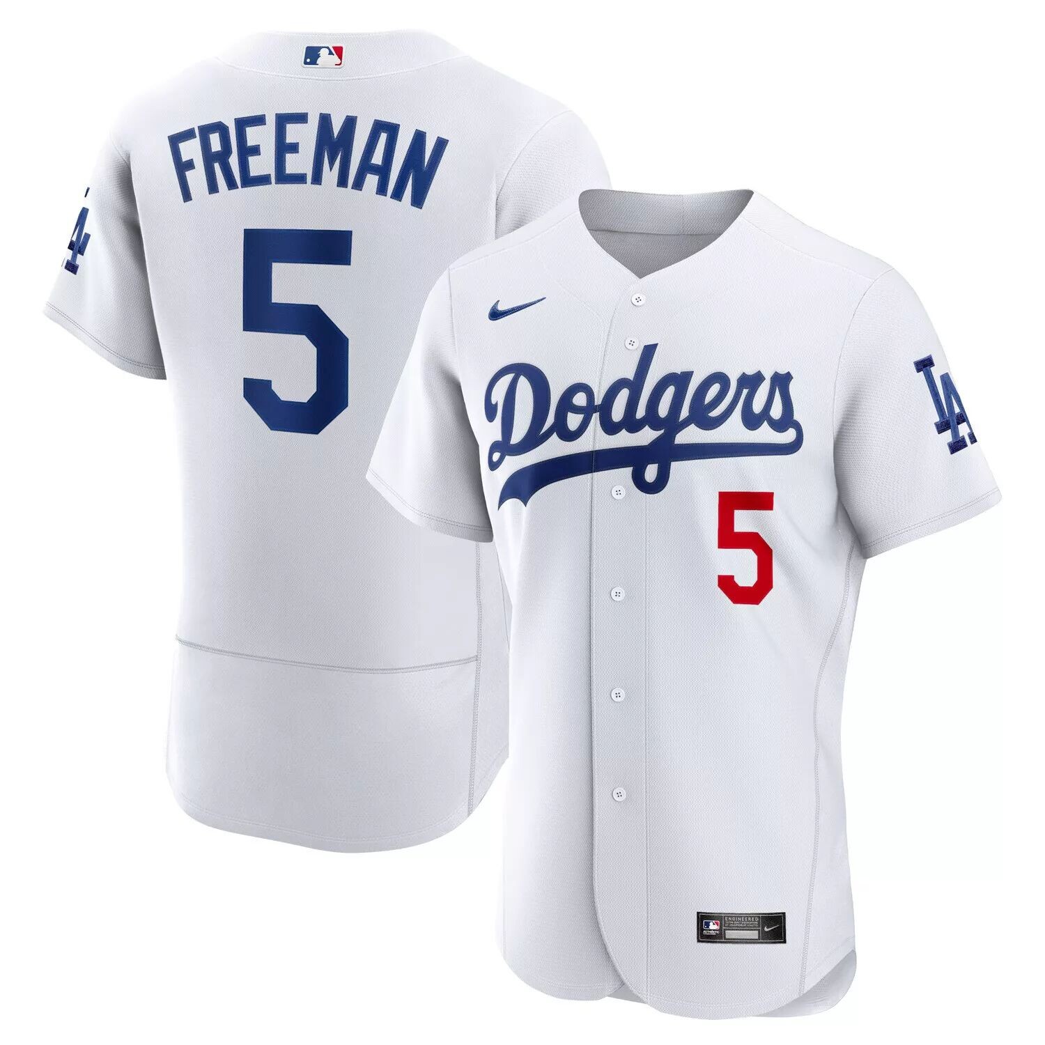

Мужское белое джерси Freddie Freeman Los Angeles Dodgers Authentic Player Nike