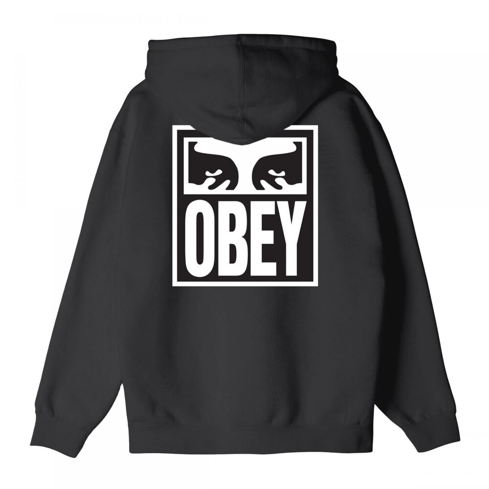 

Толстовка Obey Eyes Icon Full Zip, черный
