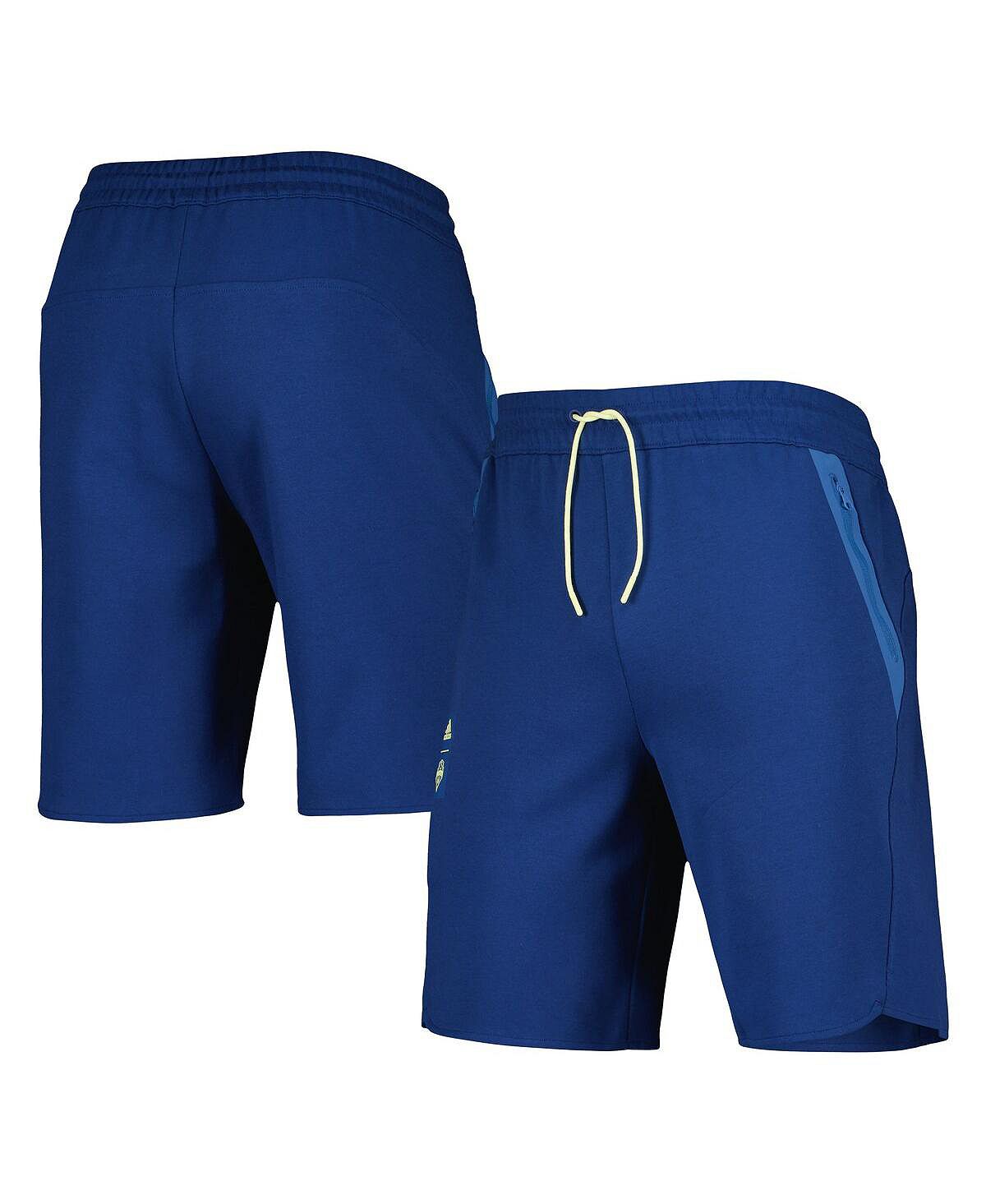 Мужские темно-синие дорожные шорты для игроков Seattle Sounders FC 2023 adidas платье megapolis сиэтл
