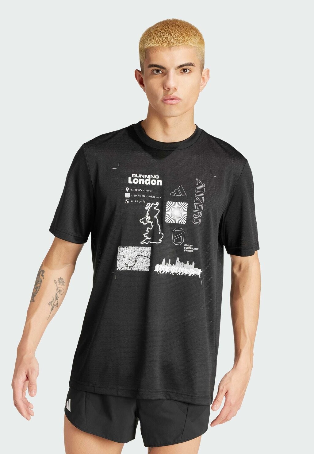 

Спортивная футболка CITY SERIES GRAPHIC adidas Performance, цвет black white white