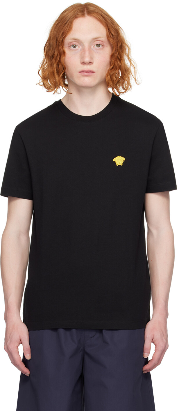 

Черная футболка с Медузой Versace, цвет Black