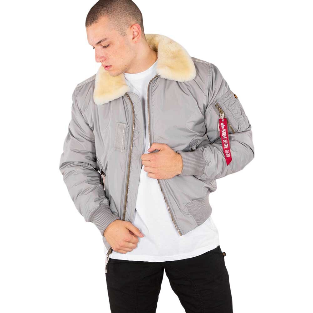

Куртка Alpha Industries Injector III, серебряный, Серый