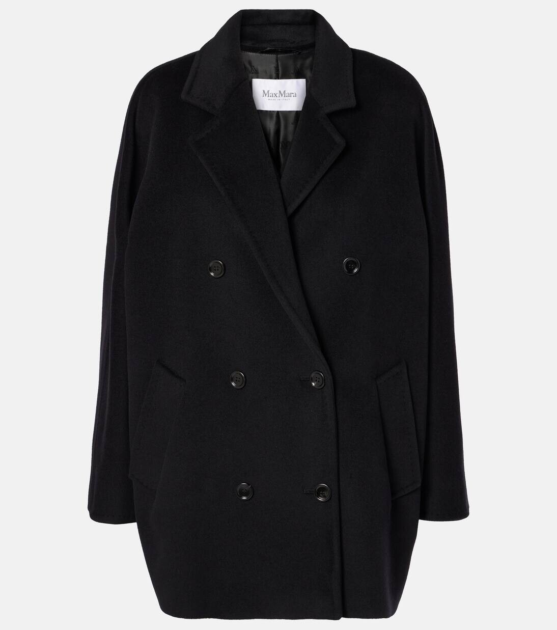 

Пальто из шерсти и кашемира Rebus Max Mara, черный