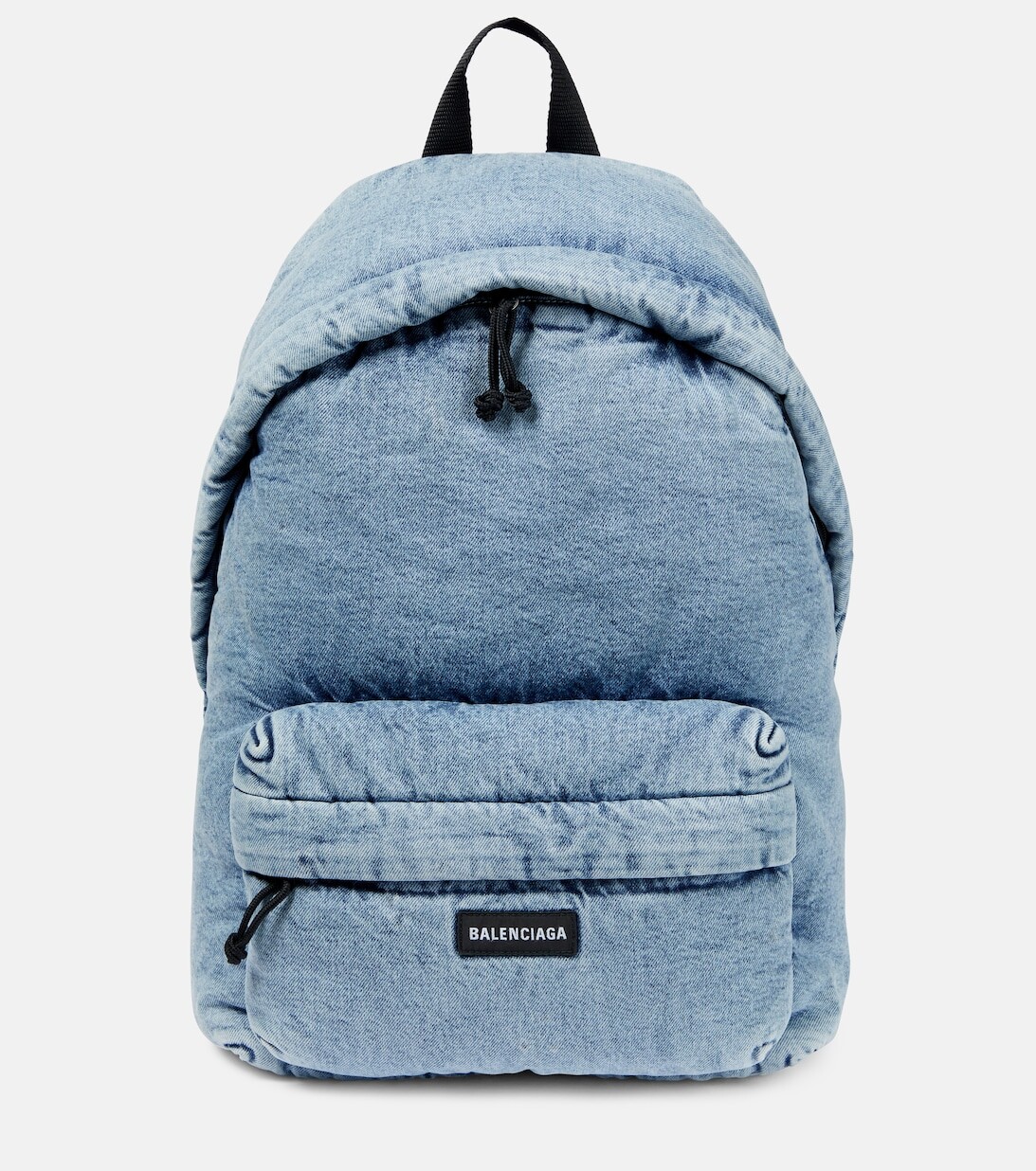 

Утепленный джинсовый рюкзак Balenciaga, синий